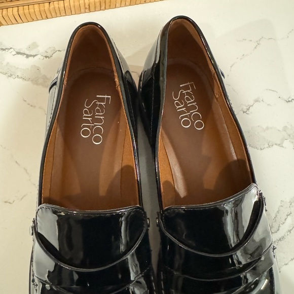 Franco Sarto black patent leather loafers - Picture 3 of 4
